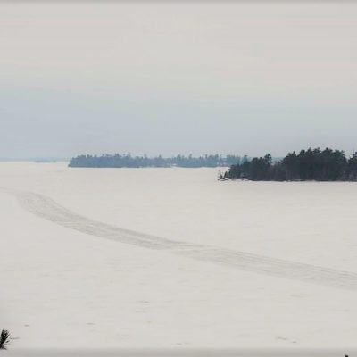 Ice Road on Kabetogama Lake